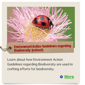 Environment Action Guidelines regarding Biodiversity (extract)