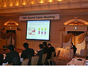 Managing Director Kyutoku Presenting the Japan's Country Report