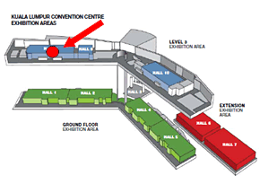 Exhibit Location (3rd floor, Hall 8)