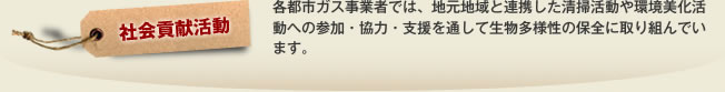 社会貢献活動