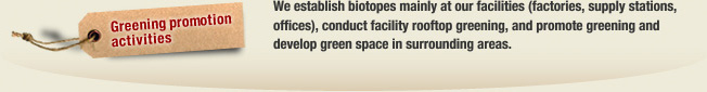 Greening promotion activities