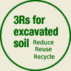 3Rs for excavated soil